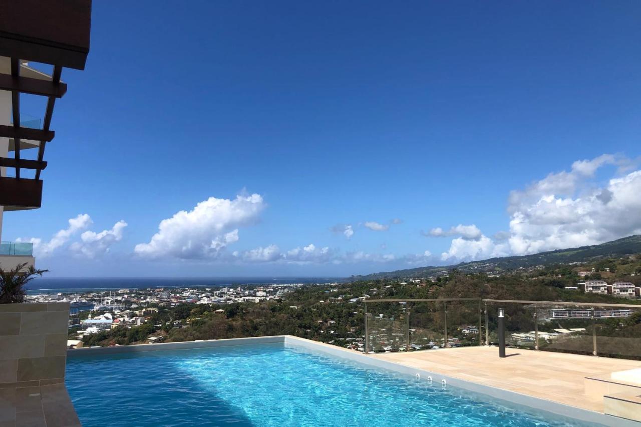 Alicia'S Sky Flat On The Heights With Nice View On The Sea And Papeete Papeete  Exterior foto